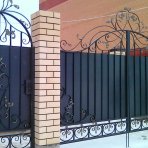 Ворота кованые 012