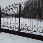 Ворота кованые 010